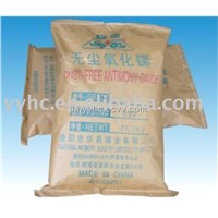 dust-free antimony trioxide with 3%-5% MEG