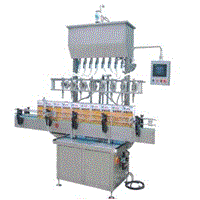 fully-automatic piston type liquid and paste filling machine