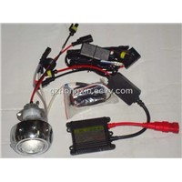 hid bi-xenon projector lens kit for motorcycle h1 h4 h7 35w ac slim ballast