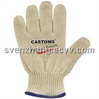 meta-aramid safety gloves with 250deg.C. heat resistant.EN407 ce certificate.fire proof gloves