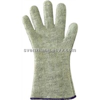 para-aramid safety gloves 250deg.C heat resistant.EN407 CE approved.fire proof.