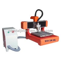 portable CNC Router Advertising machine for aluminum (360x360mm)