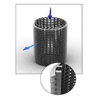 , strainer pipe, rod based continous slot wedge wire screen