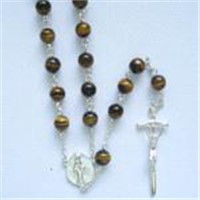tiger eye rosary catholic prayer rosary beads holy religiou jewelry