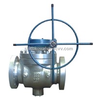 top entry trunnion mounted ball valve