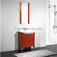 Best sale solid wood  bathroom vanity with bath mirrored