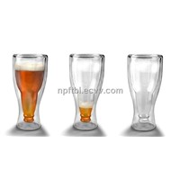 well designed double wall glass cup