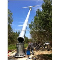 wind turbine hydraulic tower