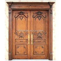 Solid wood door