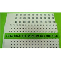 Perforated Gypsum Ceiling Tiles