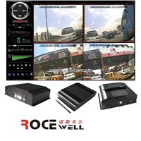 D1 4CH H.264 Real Time Security Vehicle Car HD Mobile Vehicle HD DVR (Added 3G GPS Function)