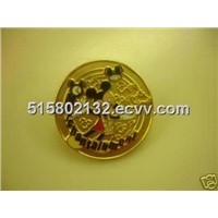 Disney Shape Lapel Pin,metal pin , button badge , pin badge