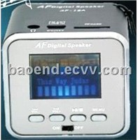 Free shipping With the lyrics display Mini portable speaker TLL-017,Computer speaker