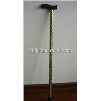 New Flower printing walking stick/cane/crutch/telescopic walking stick