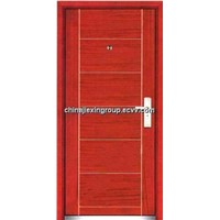 Steel Wooden Fireproof Security Door