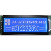122x32 COB Serial Graphic  lcd module 1 with VDD= VLED = 3.3V and ST7920 Driver