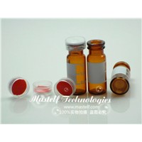 1.8 ml Snap Amber Autosampler Vials,PTFE Septa,HPLC Chromatography Vials