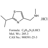 2-Isopropyl-4-[(N-methylamino)methyl]thiazole hydrochloride