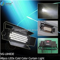 48pcs LEDs Cold Color LEDs Sky/Ground Stage Curtain Light
