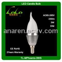 4W Dimmable LED Candle Bulb Light