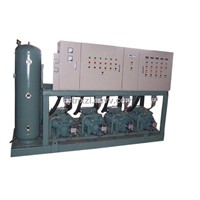 4 compressors paralleled units with Bitzer compressor