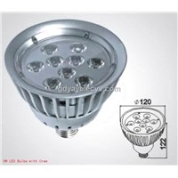 9W E27 LED Light Bulb with Cree