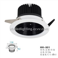 9-12w led down light fixture/ housing / shell/ casing/ accessory