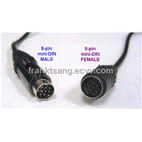 9 Pin DIN Cable Male to Female Connector