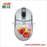 AOK-0089 Optical Printed Wired Mouse, Used for Promotional Purposes