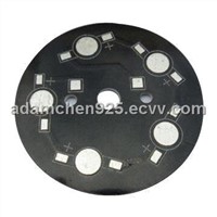 Aluminum Base PCB with Single Side, Lead-free HASL Surface Treatment, 1.6mm Board Thickness