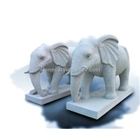Animal stone sculpture, landscape animal carving, stone carving elephants, landscape images