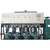Bitzer semi-hermetic 4 compressors paralleled units