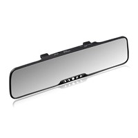 Bluetooth handsfree car kit with rearview mirror