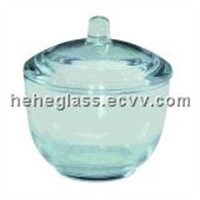 Clear Glass Dinner Set / Sugar Pot