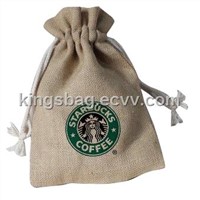 Coffee drawstring bag