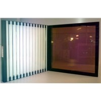 Color glazed and  reflective insulating tempered glass