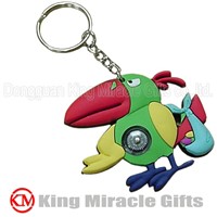 Compass PVC Key Chain for Promotion