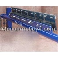 Conveyor belt cleaner rubber cushion