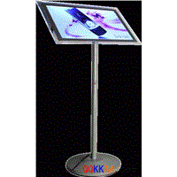 Crystal light box with stand