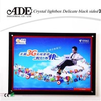 Delicate black side crystal LED light box