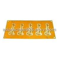 Double-layered Flexible PCB with Immersion Gold Surface Treatment, 0.8mm Board Thickness