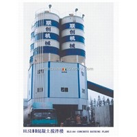 Environmental protection concrete batching plant HLS180/HZS180