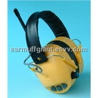 FM radio ear defender