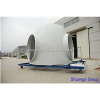 FRP wind turbine nacelle cover (spinner, nose cover and wheel hub)
