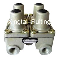 Four circuit protection valve