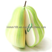 Fruit Pear Note Paper for Promotion Gift