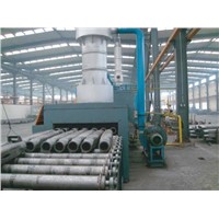 Gas rolling rod type heat treatment annealing product ion line