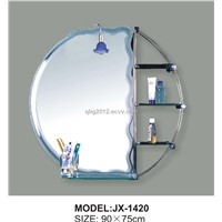Glass Beveled Bathroom Mirror,Etched Bath Mirror