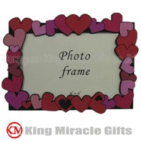 Heart Design Soft PVC 2D Picture Frame for Kids