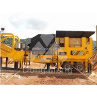 High Efficiency Mobile Rock Crusher